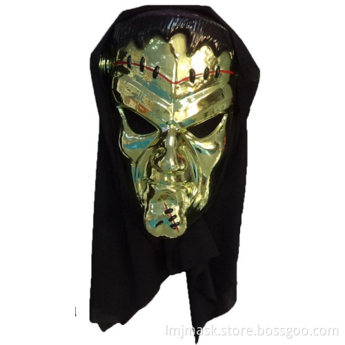 PVC shiny skull mask